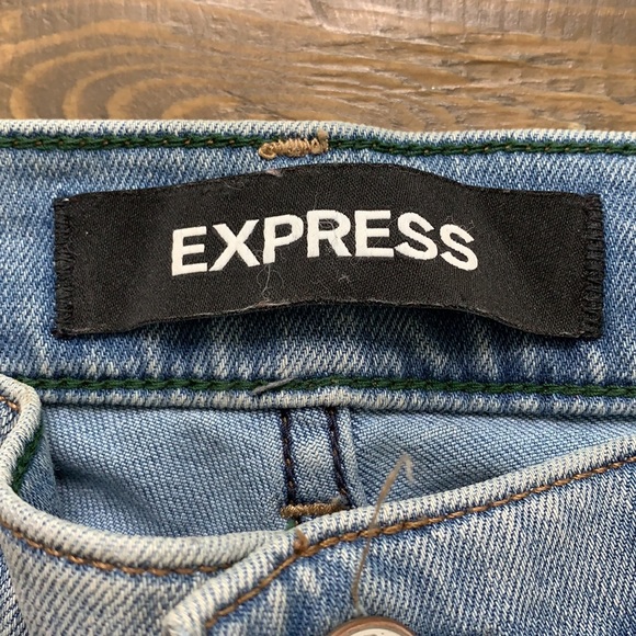 Express High Rise Jean Ankle Leggings - Picture 3 of 11